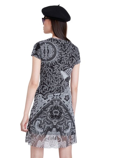 Desigual černé šaty Vest Paris