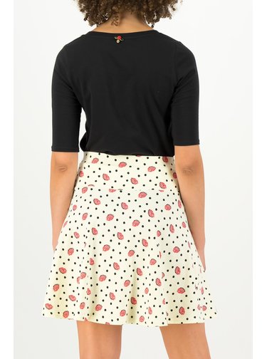 Blutsgeschwister smetanová sukně Vive L´amour Skirt First Kiss