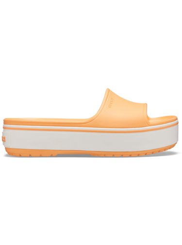 Crocs oranžové pantofle na platformě Crocband Platform Slide