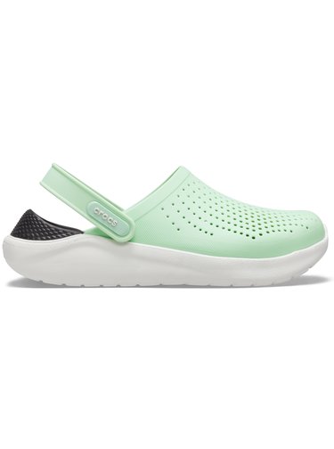Crocs zelené boty LiteRide Clog Neo Mint/Almost White