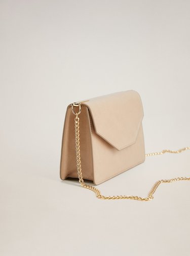 Béžová crossbody kabelka Mango
