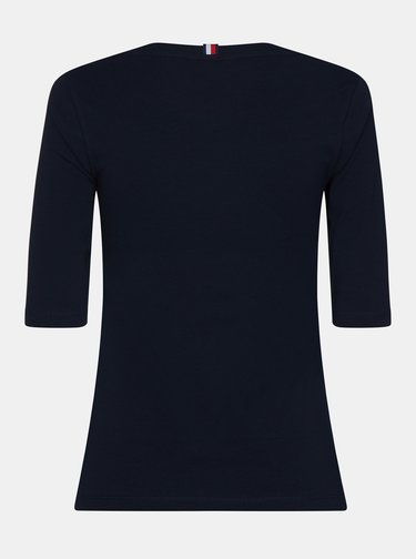 Tmavě modré dámské tričko Tommy Hilfiger