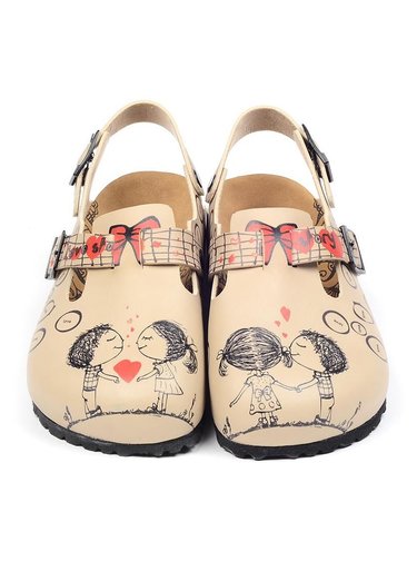 Calceo smetanové/krémové sandály Classic Sandals Love