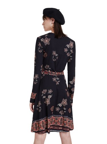 Desigual černé šaty Vest Singapur