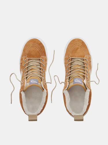 Hnedé dámske semišové tenisky VANS