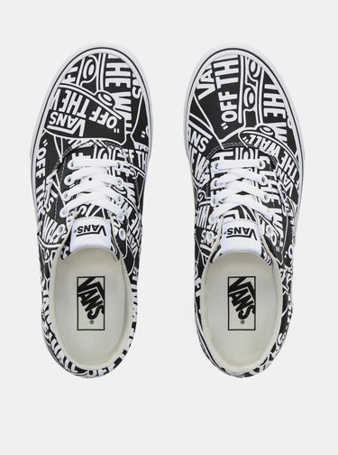 Černé pánské vzorované tenisky VANS