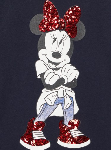 Tmavě modré holčičí tričko name it Minnie