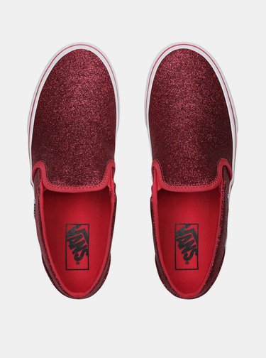 Růžové dámské slip on VANS