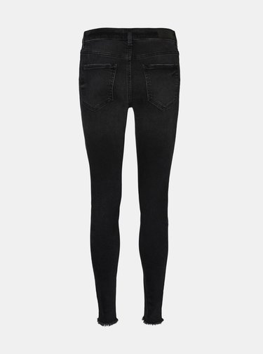 Černé skinny fit džíny VERO MODA Hanna