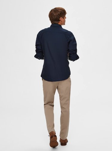 Tmavě modrá slim fit košile Selected Homme Tyler
