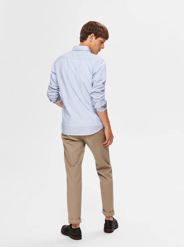 Světle modrá slim fit košile Selected Homme Tyler