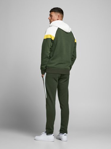 Kaki mikina Jack & Jones Poul
