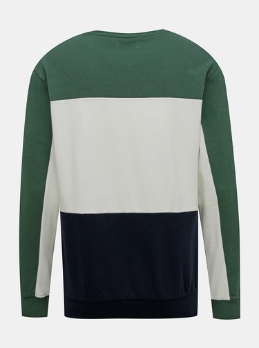 Zeleno-modrá mikina Jack & Jones Pro
