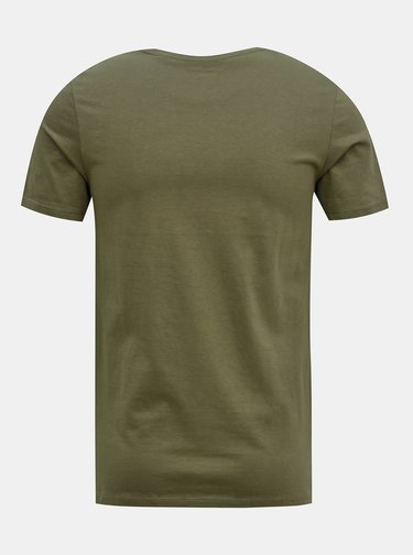 Kaki tričko Jack & Jones Barista