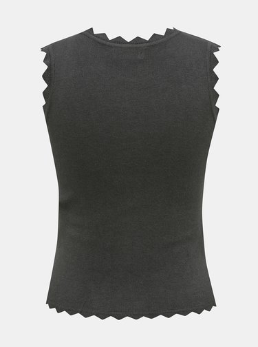 Šedý top Jacqueline de Yong Delilah