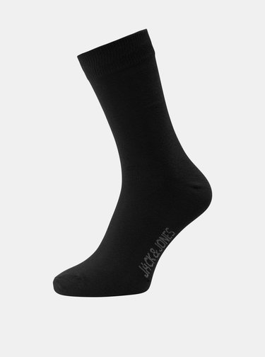 Sada pěti párů černých ponožek Jack & Jones Jens