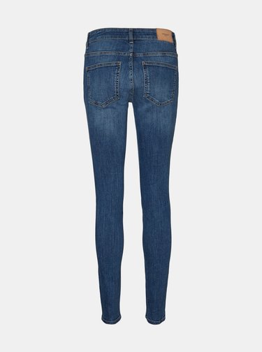 Modré slim fit džíny VERO MODA Ella