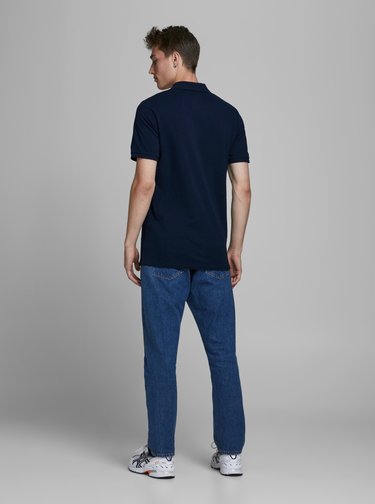 Tmavě modré polo tričko Jack & Jones Hero