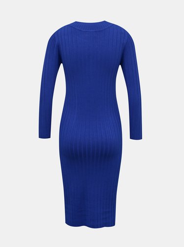 Modré svetrové šaty Jacqueline de Yong Kate