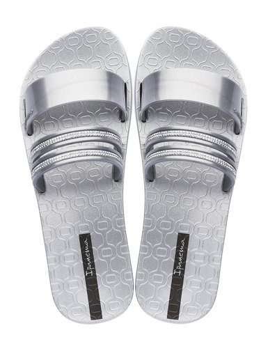 Ipanema stříbrné pantofle New Glam Silver