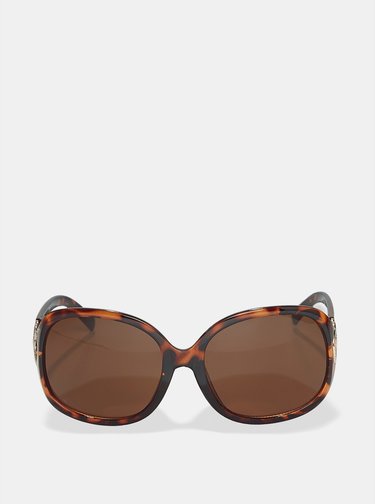 Hnedé vzorované slnečné okuliare Dorothy Perkins