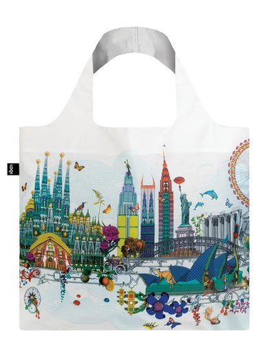 Loqi skládací eko taška Kristjana S Williams Interiors World Skyline