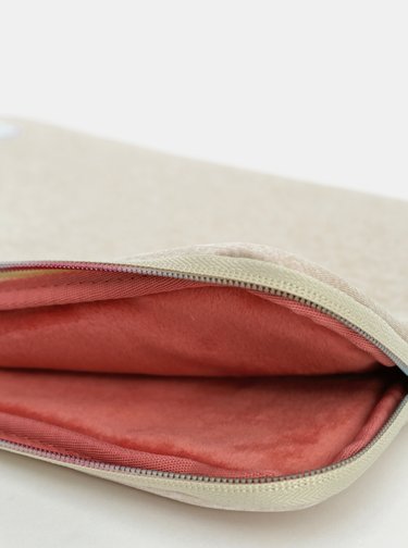 Krémové pouzdro na notebook Case Logic Reflect 14"