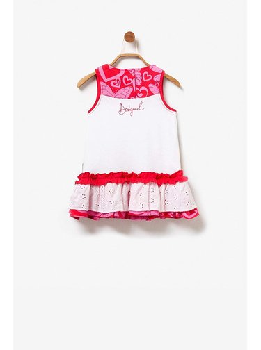 Desigual barevné dětské šaty Vest Mar