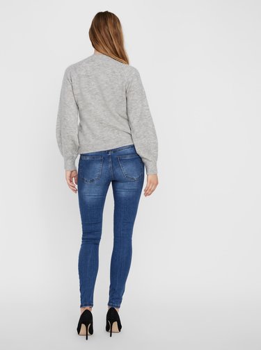 Světle šedý svetr VERO MODA Peppy