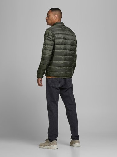 Zelená prešívaná bunda Jack & Jones Emagic