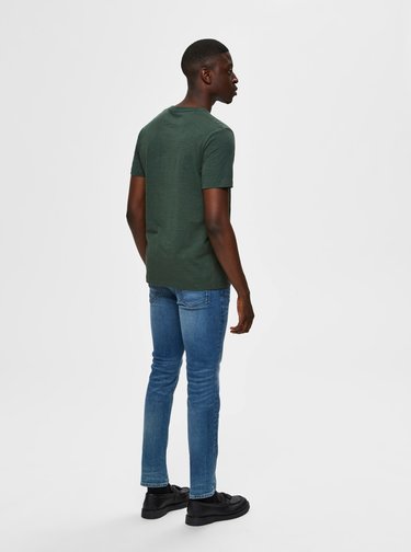 Zelené tričko Selected Homme Ethan