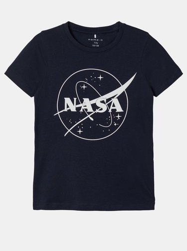 Tmavomodré chlapčenské tričko name it Nasa