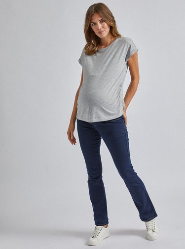 Tmavě modré těhotenské flared džíny Dorothy Perkins Maternity