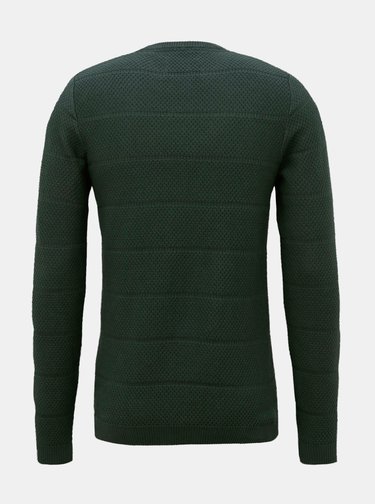 Tmavě zelený svetr Jack & Jones Cosnow