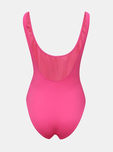 Růžové dámské jednodílné plavky Puma