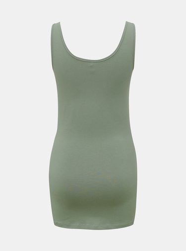 Zelené dlouhé basic tílko ONLY