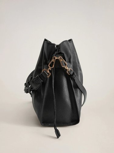 Černá crossbody kabelka Mango Acordeon