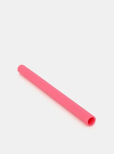 Růžové skládací brčko Stojo 16 cm