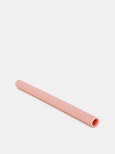 Světle růžové skládací brčko Stojo 16 cm