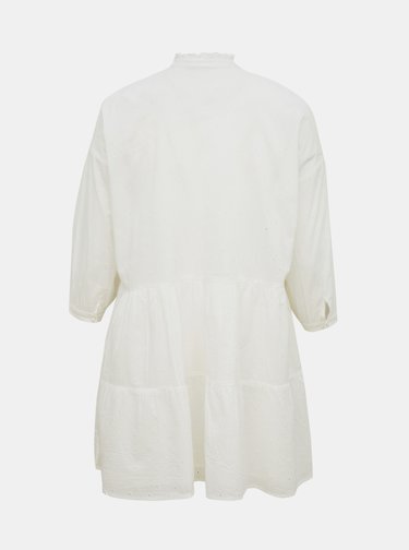 Bílé volné košilové šaty AWARE by VERO MODA Leah