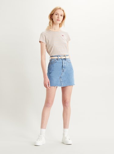 Béžové dámské pruhované tričko Levi's®