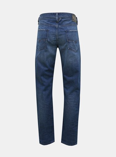 Modré pánské straight fit džíny Diesel