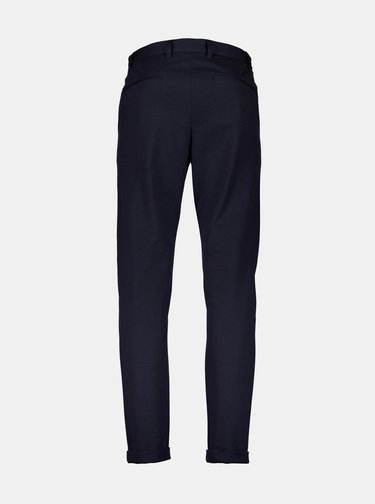 Tmavomodré slim fit nohavice Lindbergh