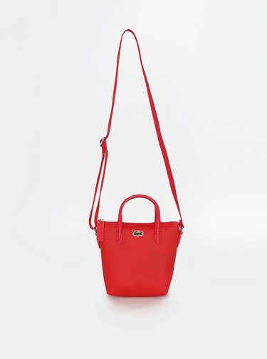 Červená dámská crossbody kabelka Lacoste