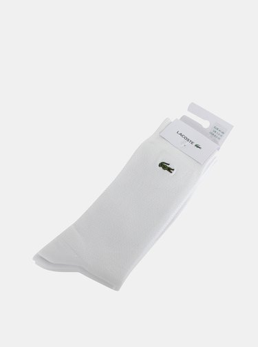 Bílé ponožky Lacoste