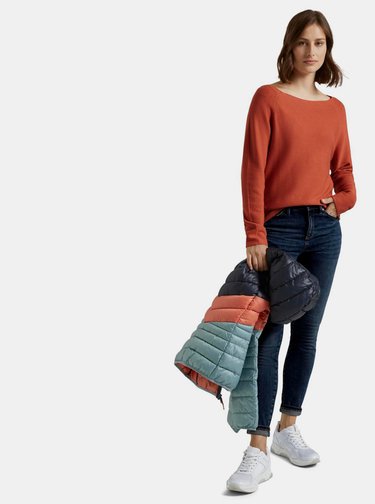 Pulovere pentru femei Tom Tailor Denim - caramiziu