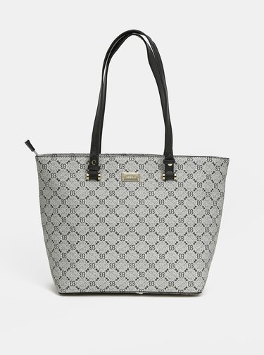 Šedá kabelka s crossbody kabelkou a peněženkou 3v1 Bessie London