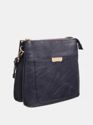 Tmavomodrá crossbody kabelka Bessie London
