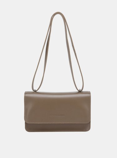 Svetlohnedá crossbody kabelka Claudia Canova