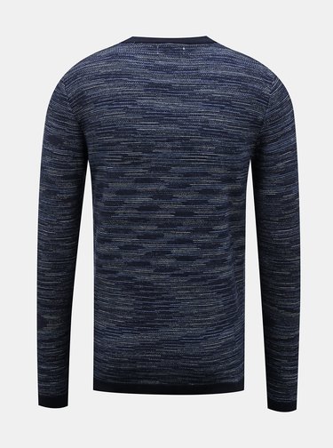 Modrý vzorovaný sveter Jack & Jones Jeans